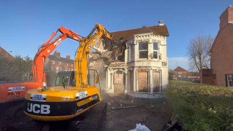 Video: Relief as demolition work starts at Kincora