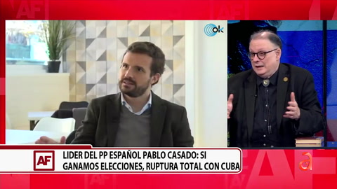 Líder del PP español Pablo Casado: Si ganamos elecciones, ruptura total con Cuba