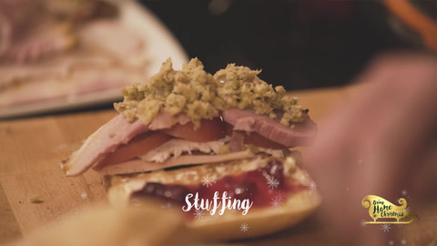 Video: Christmas left overs sandwich
