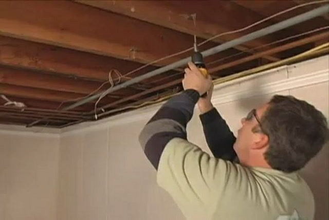 How To Finish Basement Walls And Ceilings Ron Hazelton