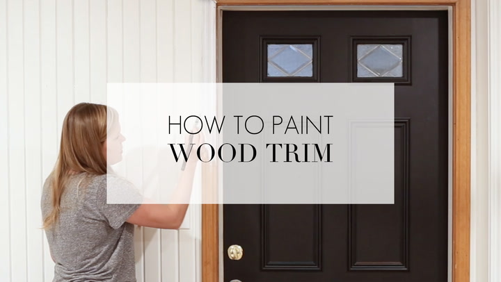 How To Paint Wood Trim Maison De Pax