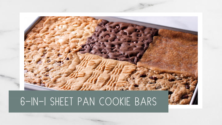 6-in-1 Sheet Pan Cookie Bars - The BakerMama