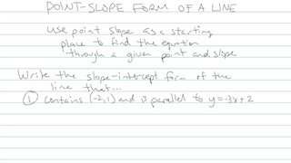 Finding the Slope of a Line from a Graph - Concept - Algebra 2 Video by