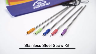 Stainless Steel Straw Kit