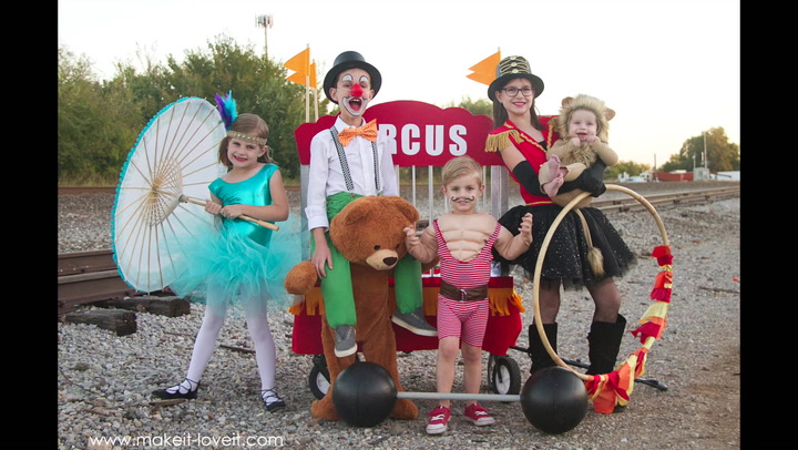 Diy Circus Themed Costumes All 5 Kids