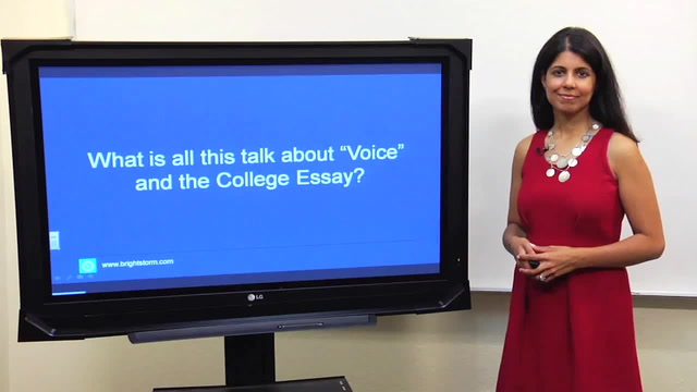 Elements of Great Essays - What is all this talk about "Voice" and the College Essay