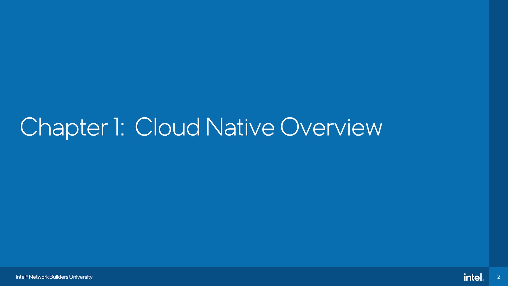 Chapter 1: Cloud Native Overview 