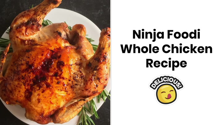 Rotisserie Air Fryer Whole Chicken - Ninja Foodi Whole Chicken