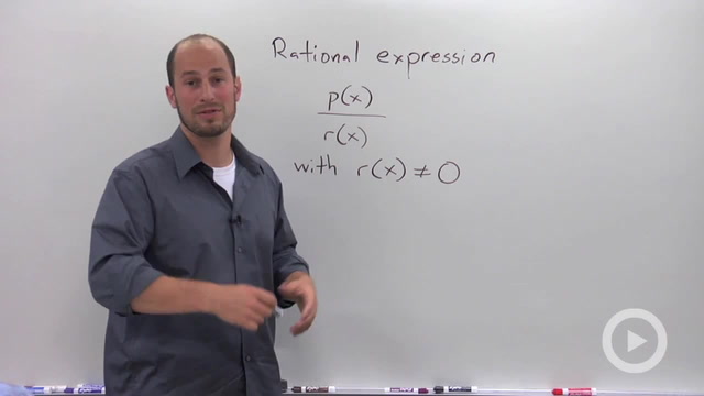 Definition and Domain of a Rational Expression