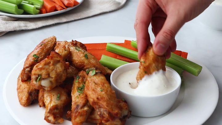 Air Fryer Chicken Wings {Quick + Crispy} - FeelGoodFoodie