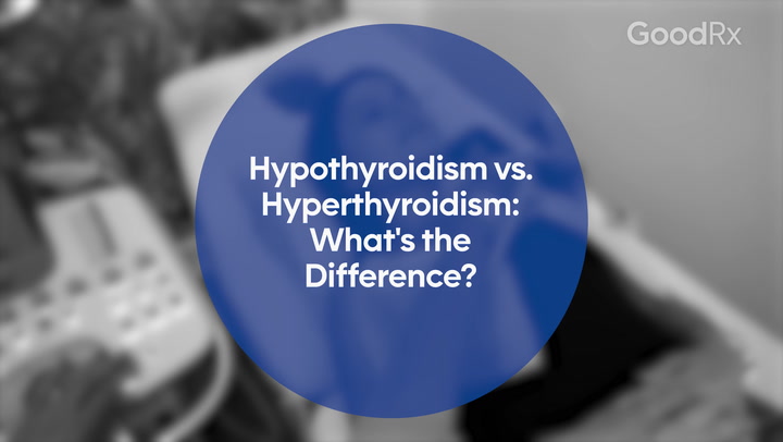 Thyroid: Hypothyrodism vs hyperthyroidism: doctor checking thyroid-1208841258