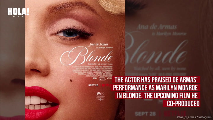 Brad Pitt defends Ana de Armas’ portrayal of Marilyn Monroe following online criticism