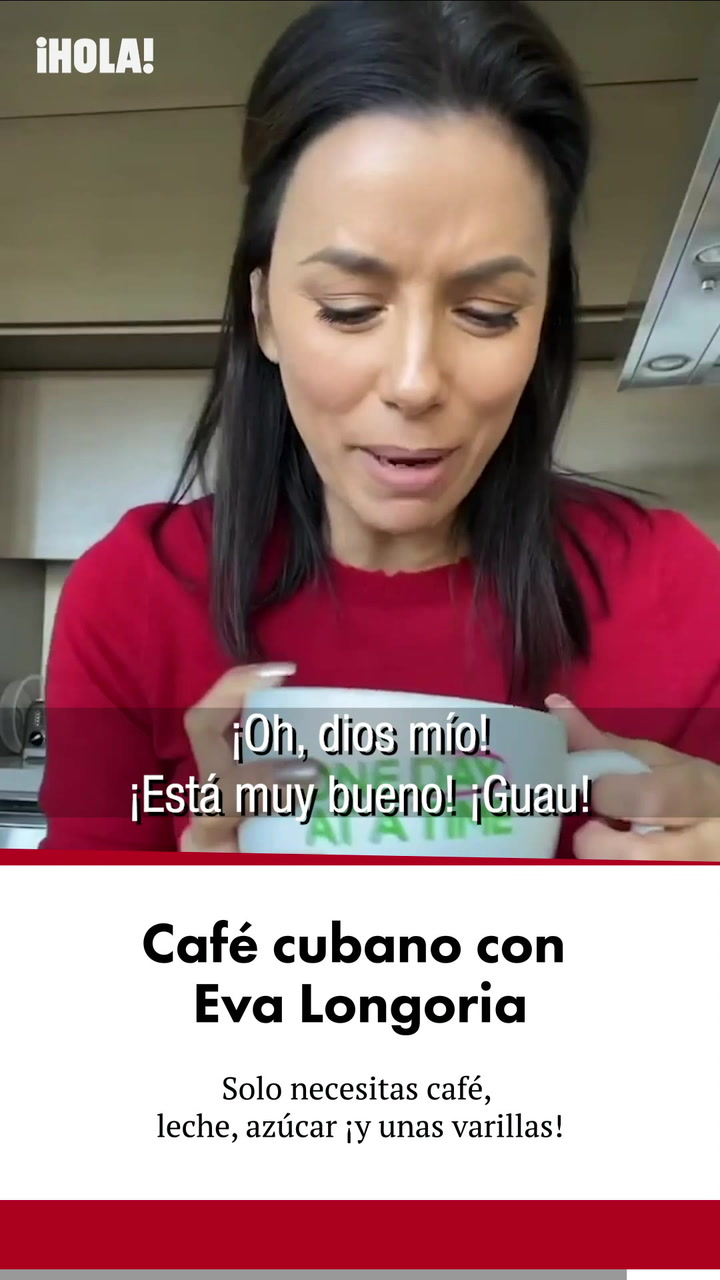 Eva Longoria revela el secreto para hacer el café cubano perfecto
