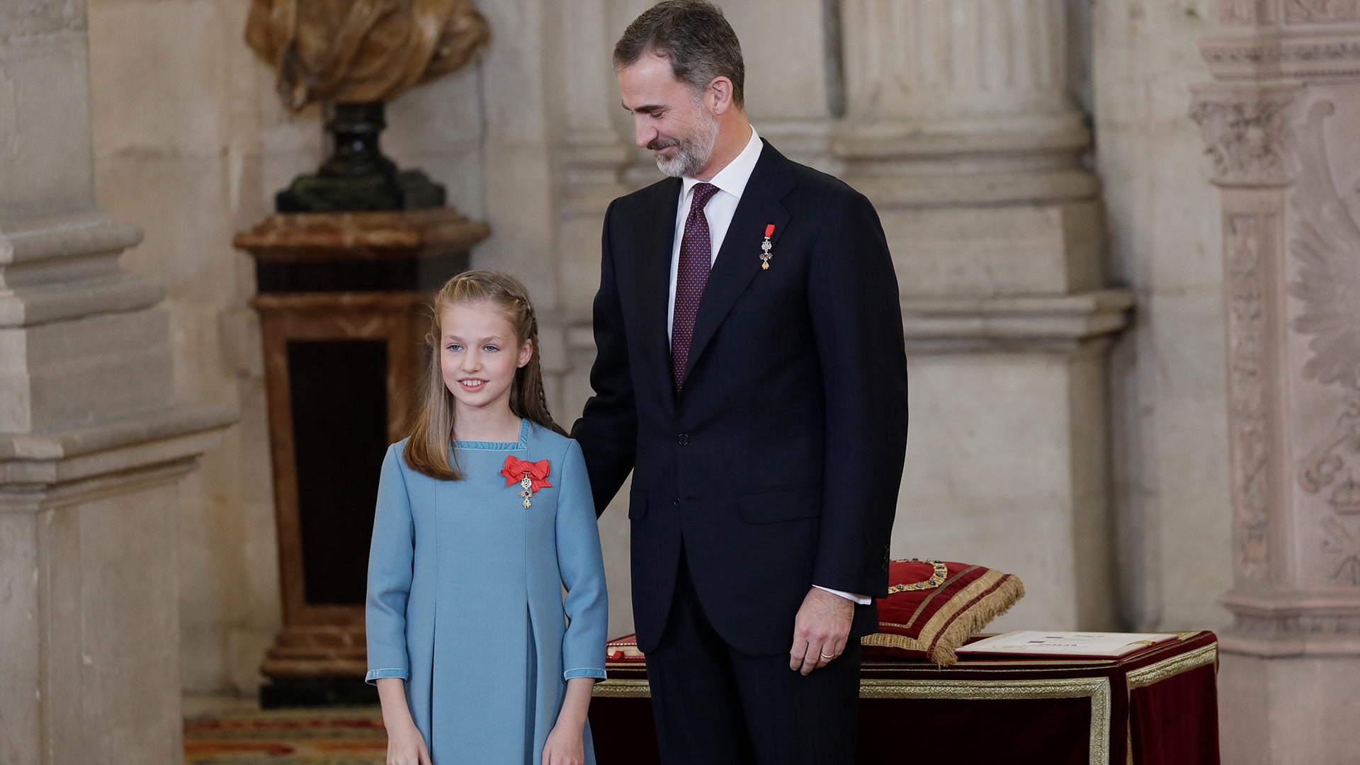 Felipe VI entrega el Toisón de Oro a su hija Leonor