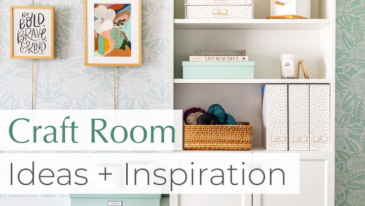 5+ Ideas to Decorate a Craft Room 