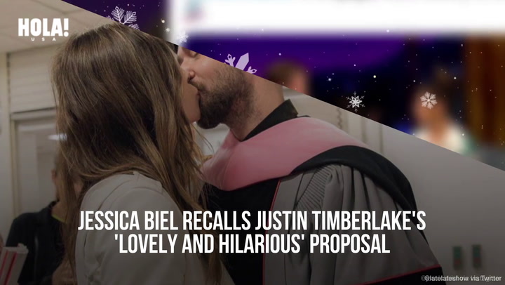 Jessica Biel recalls Justin Timberlake’s ‘lovely and hilarious’ proposal