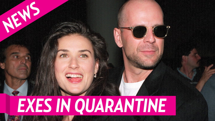 Blended Fam! Bruce Willis, Wife Emma and Ex Demi Moore Are Friendship Goals thumbnail
