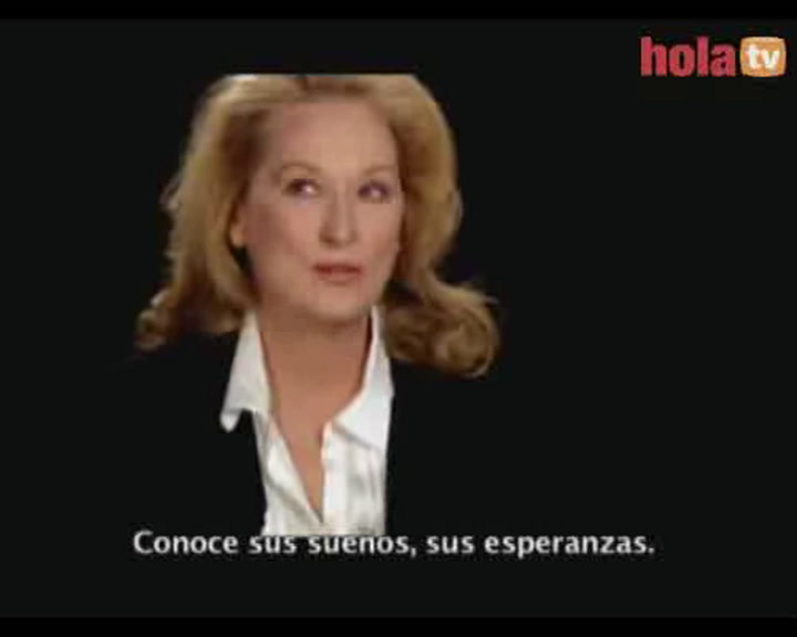 Meryl Streep habla en primicia para Hola.com sobre ‘No es tan fácil’, película por la que es candidata a los Globo de Oro