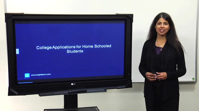 College applications for homeschooled students