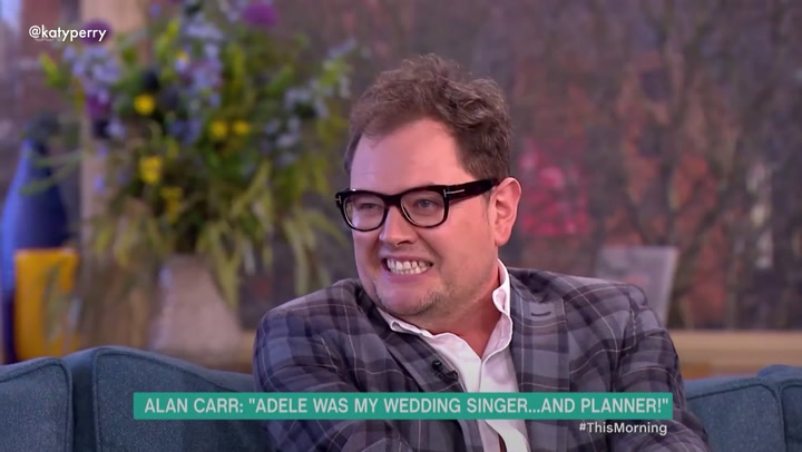 Alan Carr talks Adele marrying him