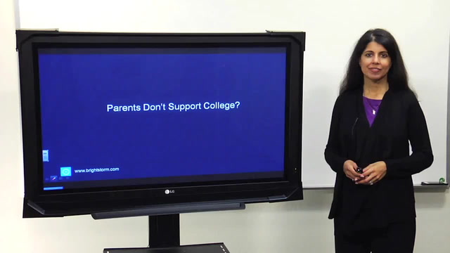 Parents don't support college?