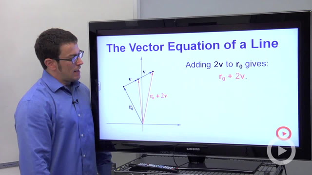 The Vector Equation of a Line