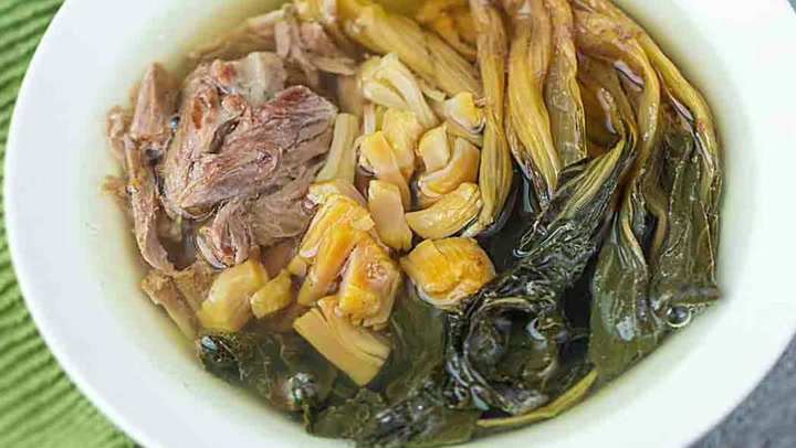 Dried Bok Choy Soup 菜乾湯 Oh My