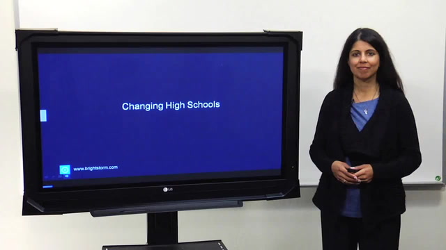 Changing High Schools