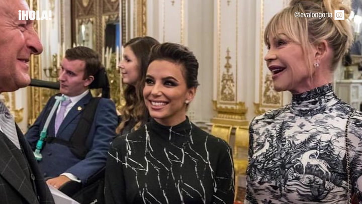 Eva Longoria y Melanie Griffith brillan en el Palacio de Buckingham