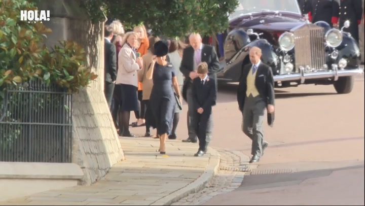The Earl and Countess of Wessex arrive at Princess Eugenie\'s royal wedding