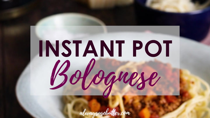 Instant Dutch Oven – Fettuccine Bolognese – Instant Pot Recipes