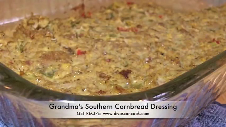 Southern Homemade Cornbread Dressing Recipe