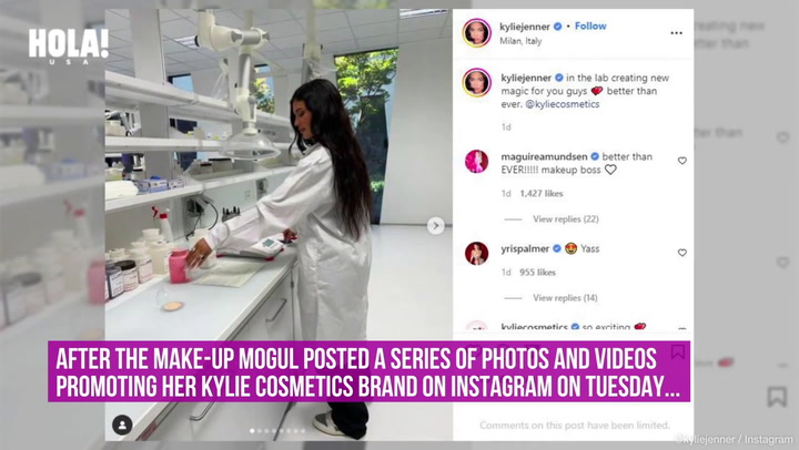 Kylie Jenner reacts to being accused of ‘putting customers at risk’ in Kylie Cosmetics lab