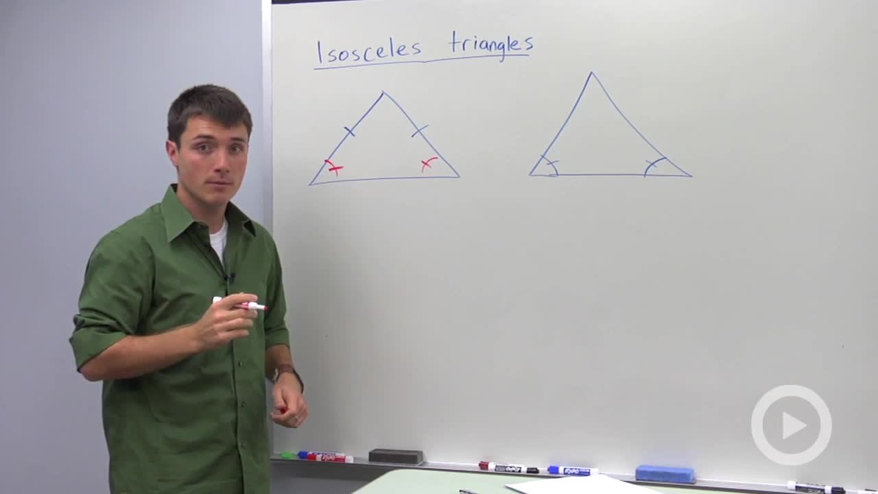 Isosceles Triangles - Concept - Geometry Video by Brightstorm