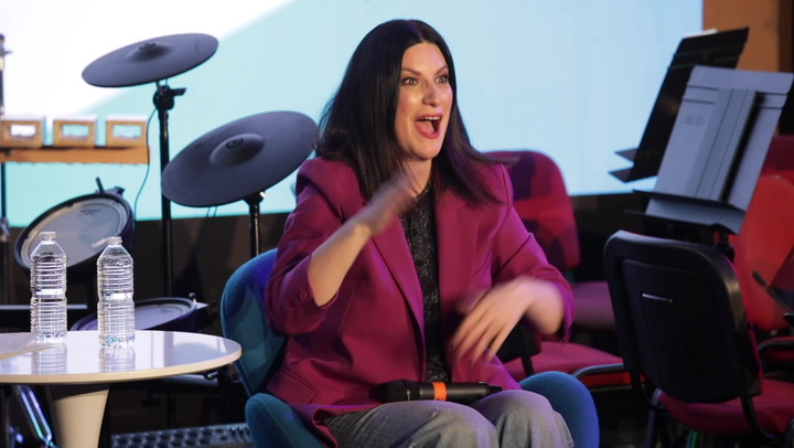 Laura Pausini and the Latin Grammy Cultural Foundation