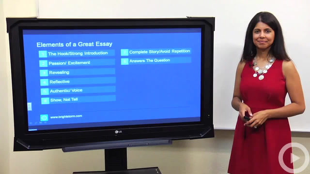 Elements of Great Essays - Concept
