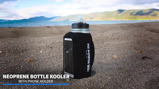 Neoprene Bottle Cooler with Phone Holder