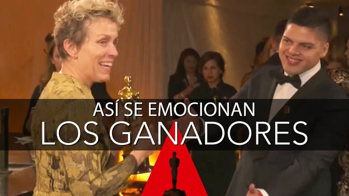 La emoción de los ganadores de los Oscar tras la ceremonia