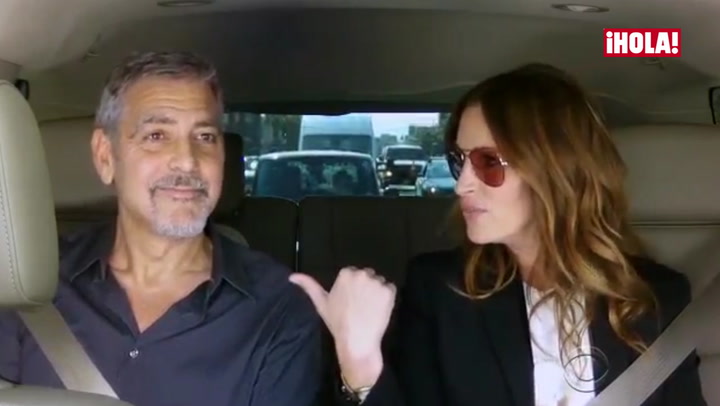 El karaoke improvisado de George Clooney y Julia Roberts con Gwen Stefani