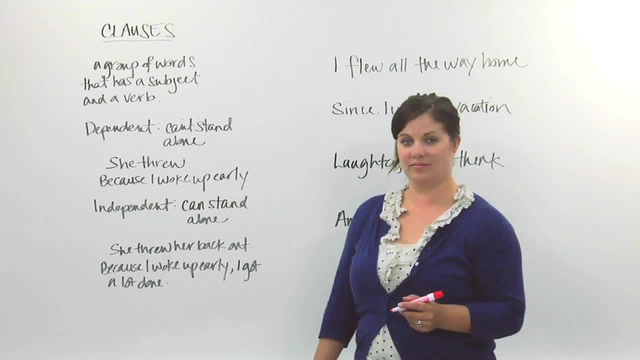 Independent Clause and Dependent Clause