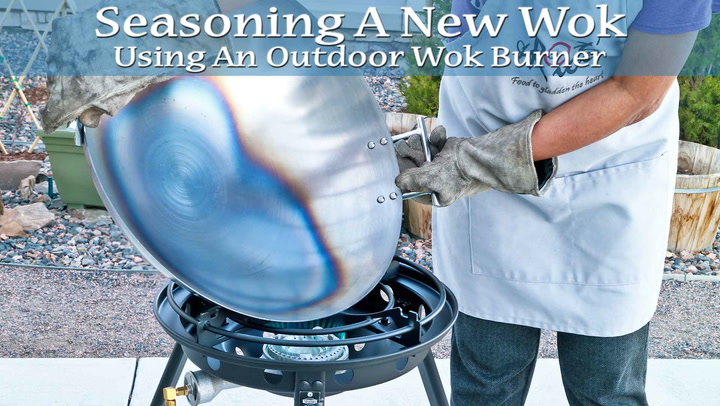 New Wok Using An Outdoor Burner, Outdoor Wok Cooking
