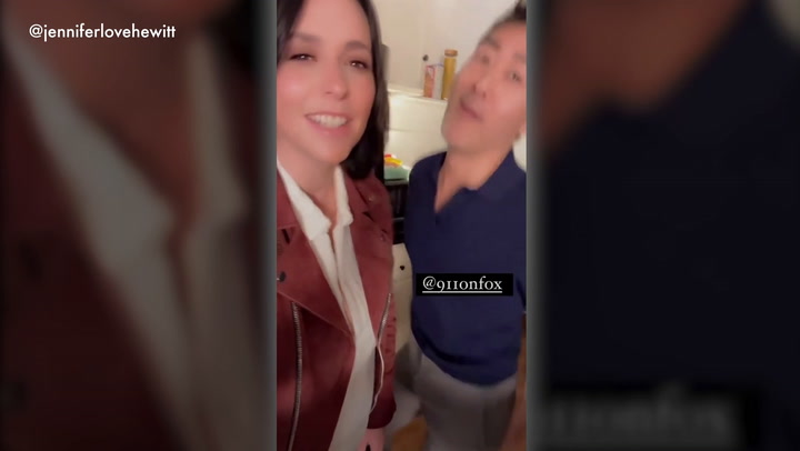 9-1-1 stars Jennifer Love Hewitt and Kenneth Choi reunite to share special video with fans