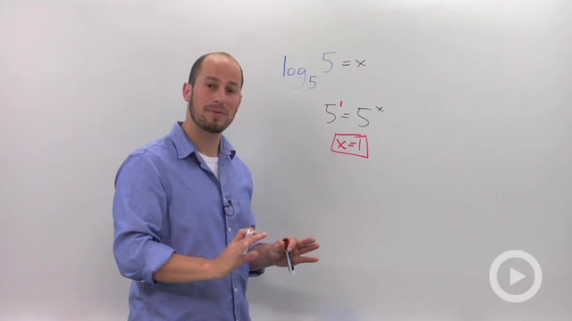 Solving Simple Logarithmic Equations - Problem 4
