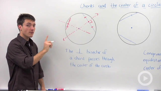 Chords and a Circle's Center