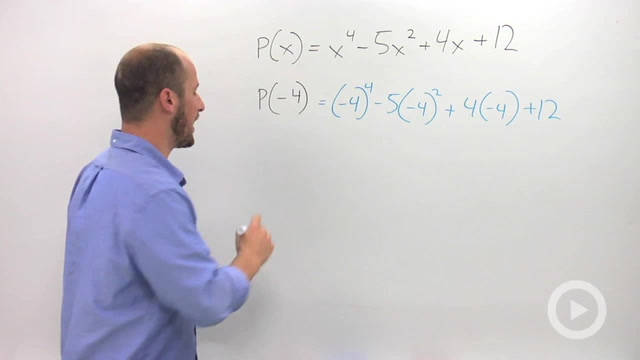 Using Synthetic Division to Evaluate Polynomials