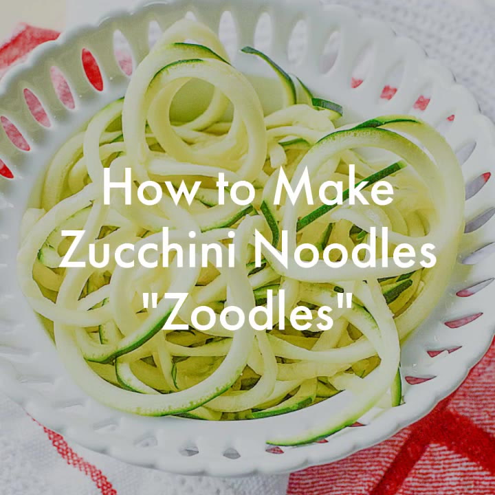 How to Make Zucchini Noodles - A Foodcentric Life