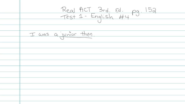 Test 1 - English - Question 4