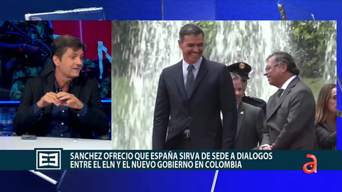 Sanchez ofrecio que espana sirva de sede a dialogos entre el ELN y el nuevo gobierno en colombia