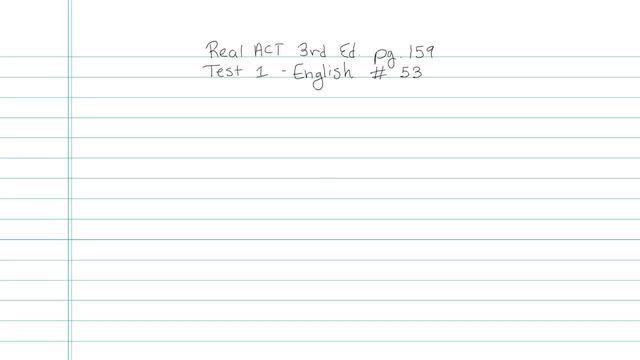 Test 1 - English - Question 53