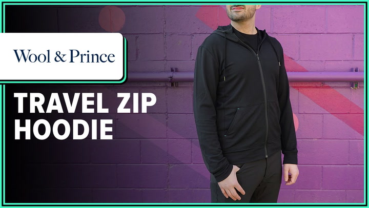 Wool & Prince Travel Zip Hoodie (Pack Hacker Collab)